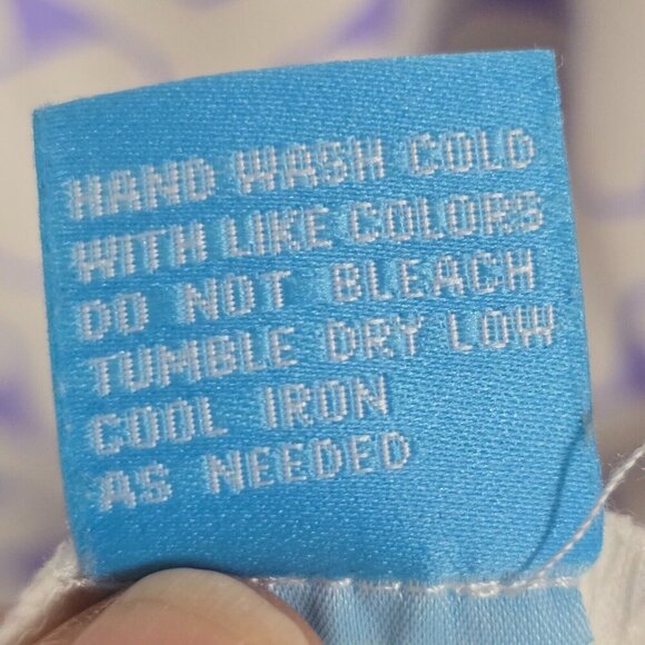 J McLaughlin Catalina Dress XL Purple Geometric Stretch Mini Pocket Travel Ready - Picture 7 of 13